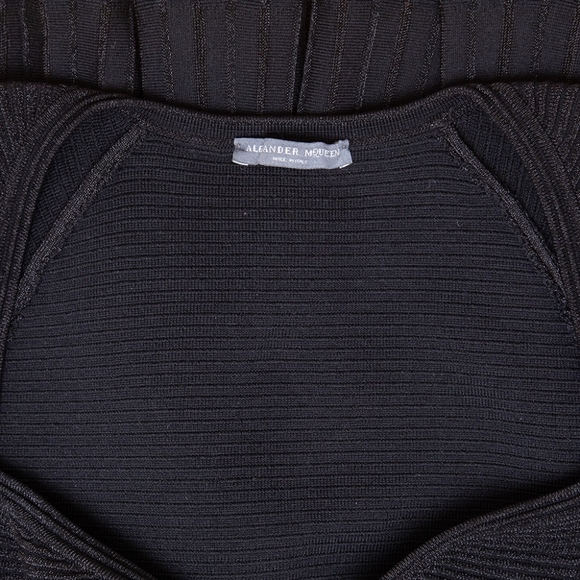 Alexander McQueen Metallic ArmourKnit Corset dress - Picture 7 of 8